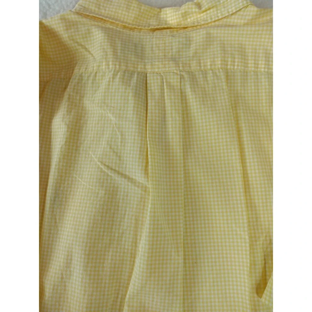 POLO‎ RALPH LAUREN MEN'S CLASSIC FIT 100% COTTON SHIRT YELLOW CHECK SIZE XL